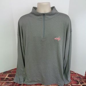 Washington Capitals NHL Gray 1/4 Zip Pull Over 2XL